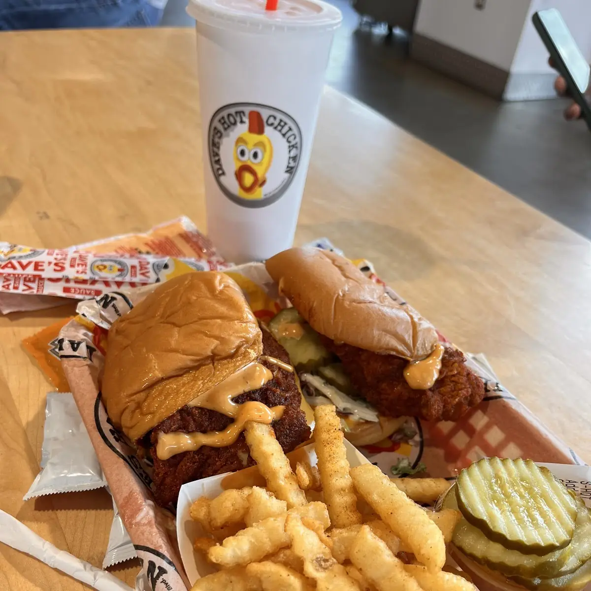 Fried Chicken Tender and Fries