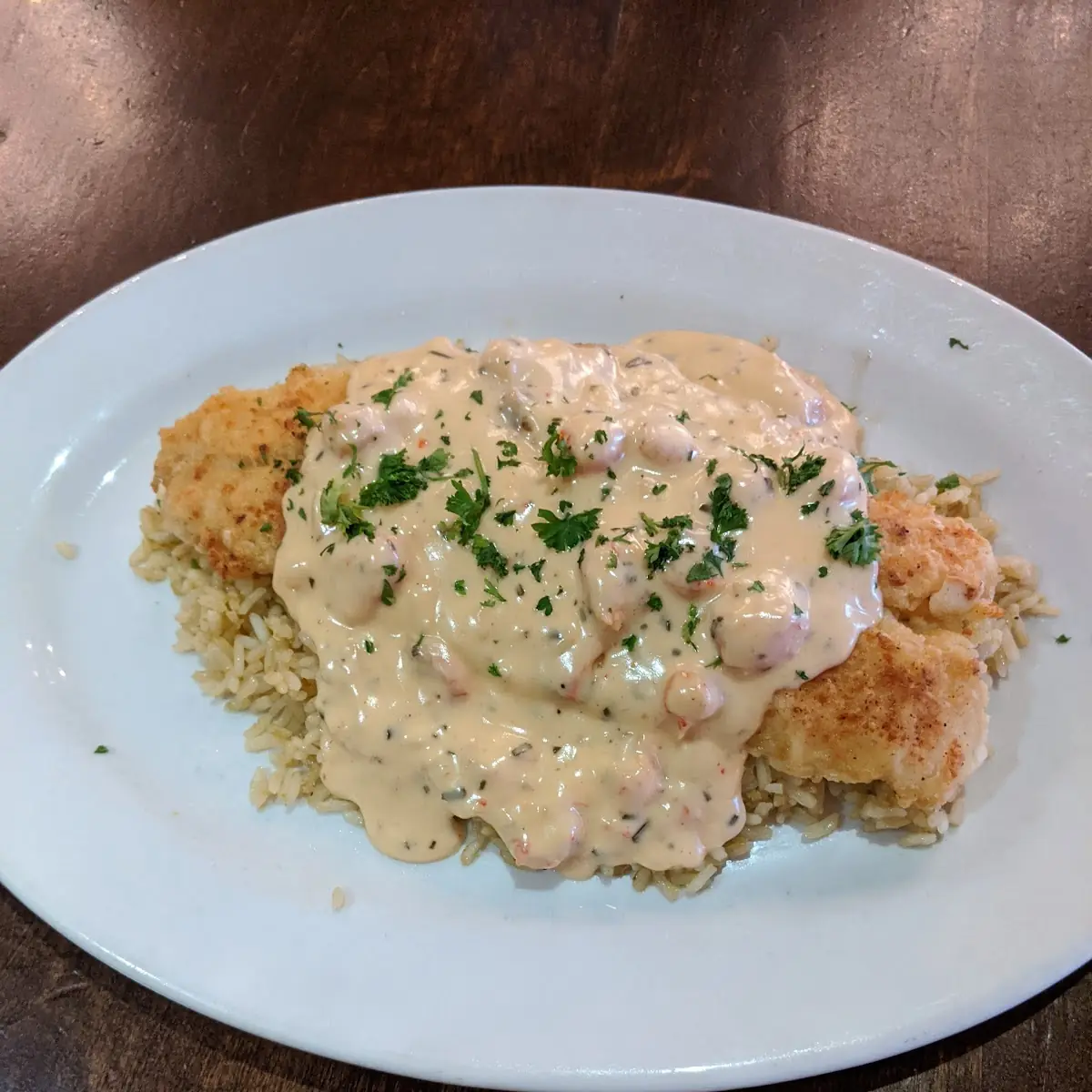 Almond Crusted Red Snapper