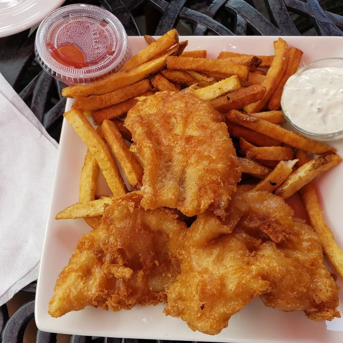 Fish and Chips Sandwich