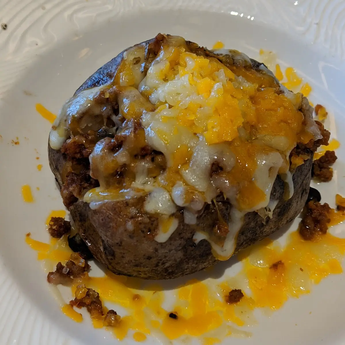 Baked Potato with Chili