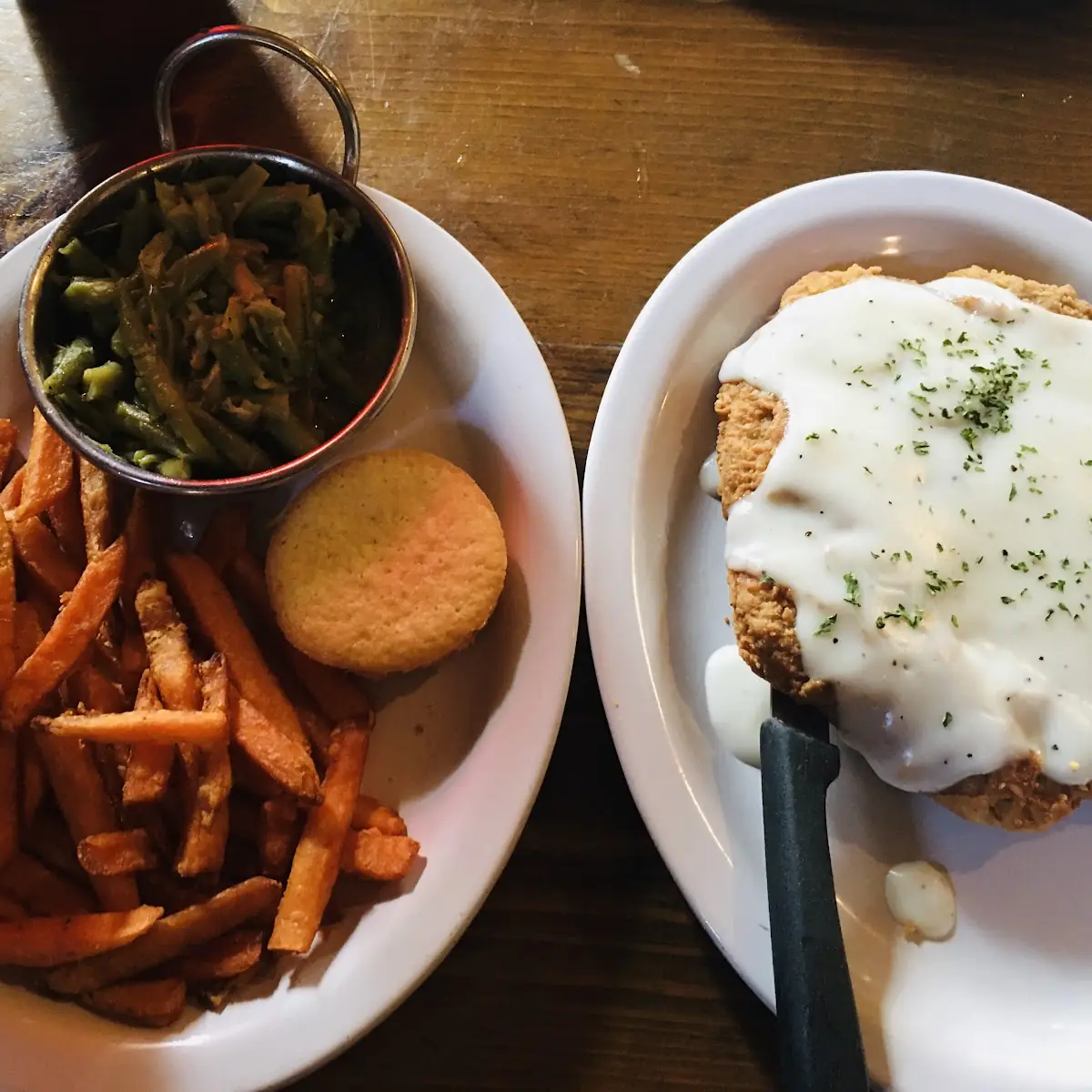 Country Fried Steak with White Gravy