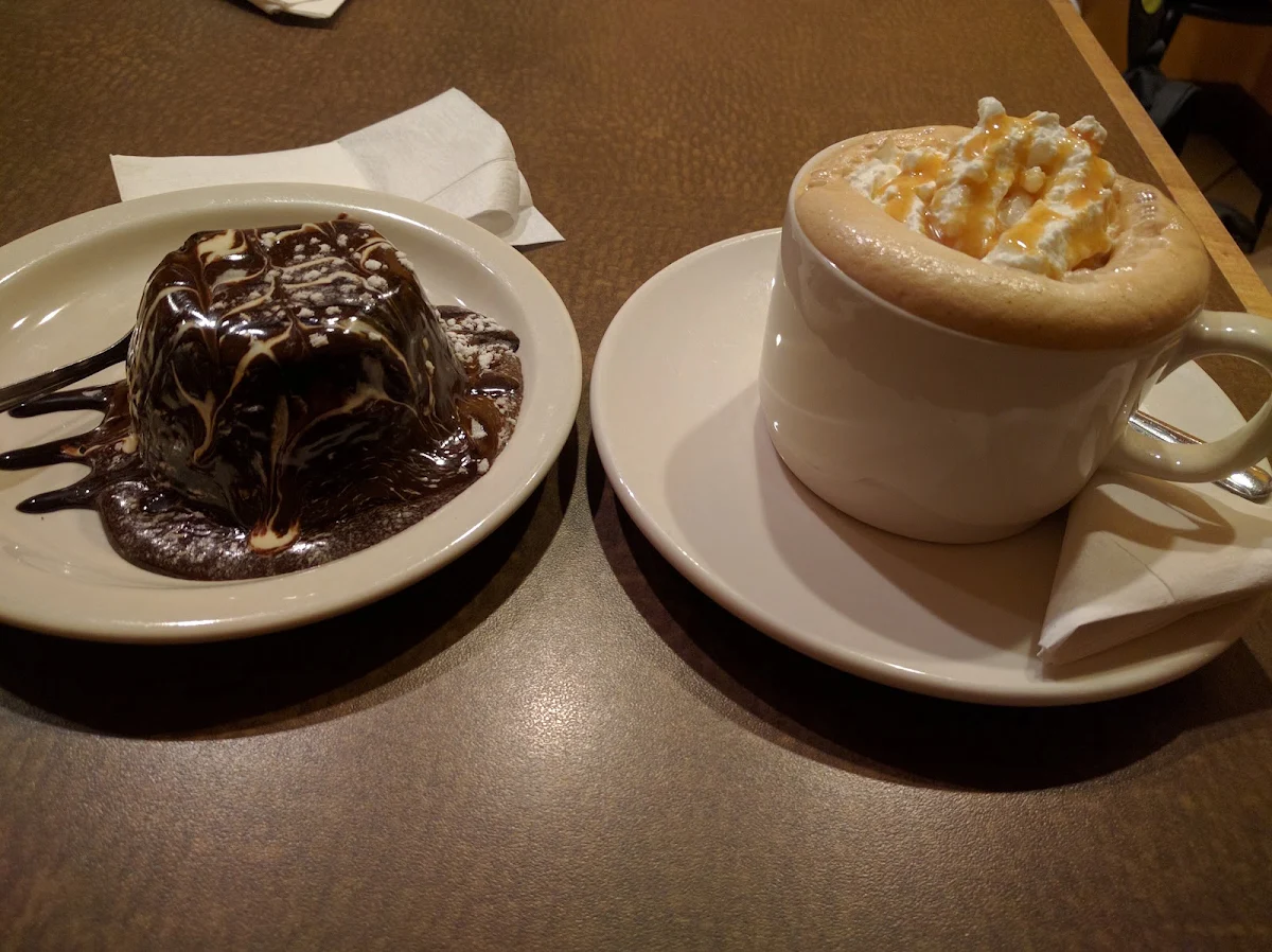 Lava Cake and Caramel Macchiato