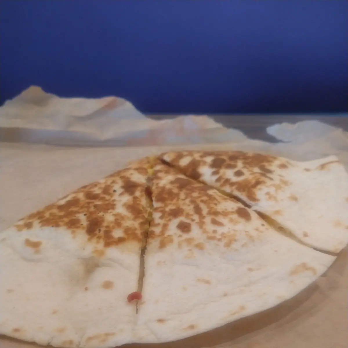 Breakfast Quesadilla Bacon Egg and Cheese