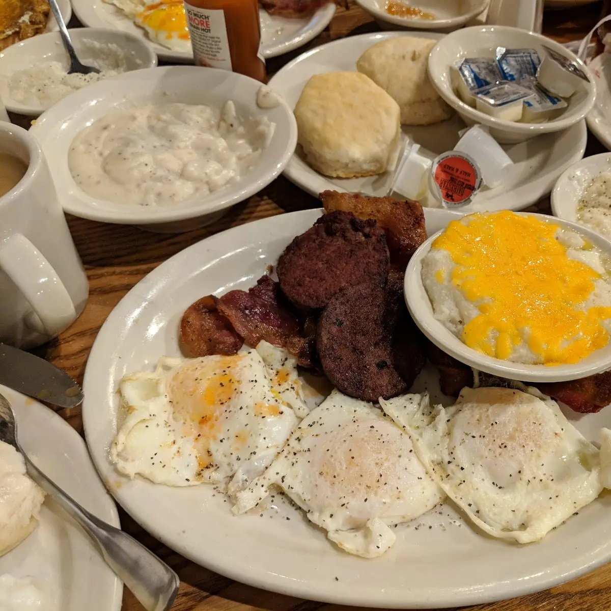 Biscuits and Gravy Loaded Hash Brown