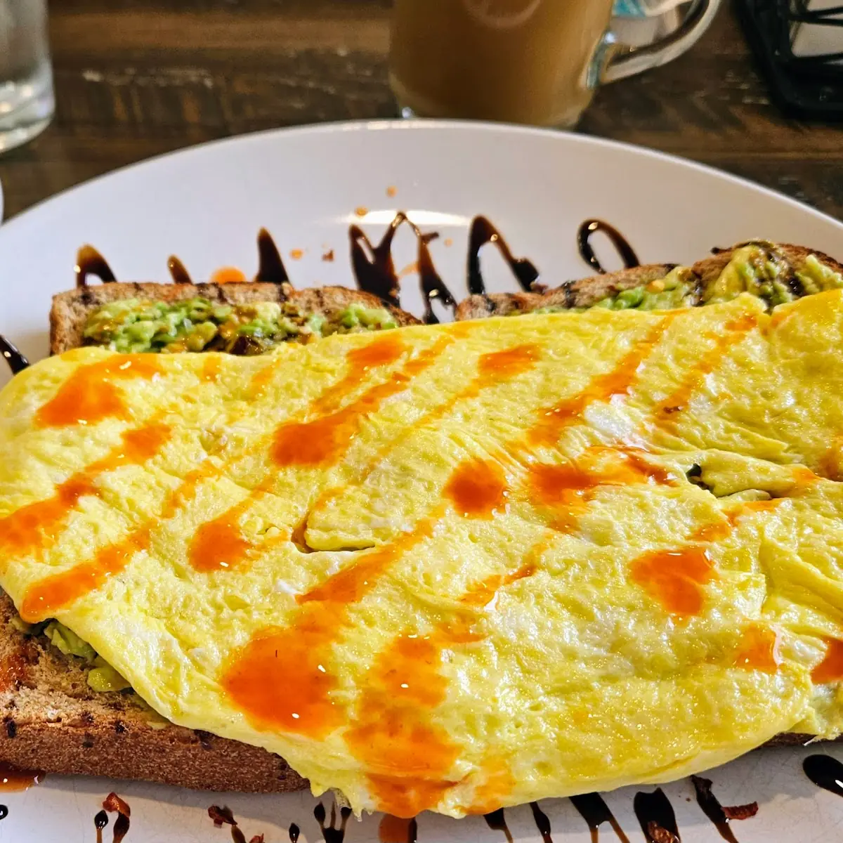 Avocado Toast w Scrambled Eggs