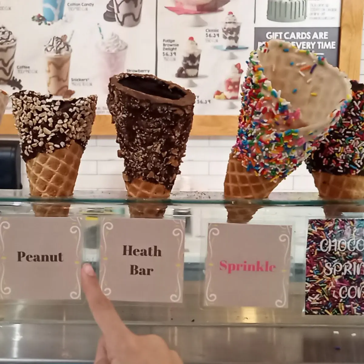 Dipped Waffle Cone