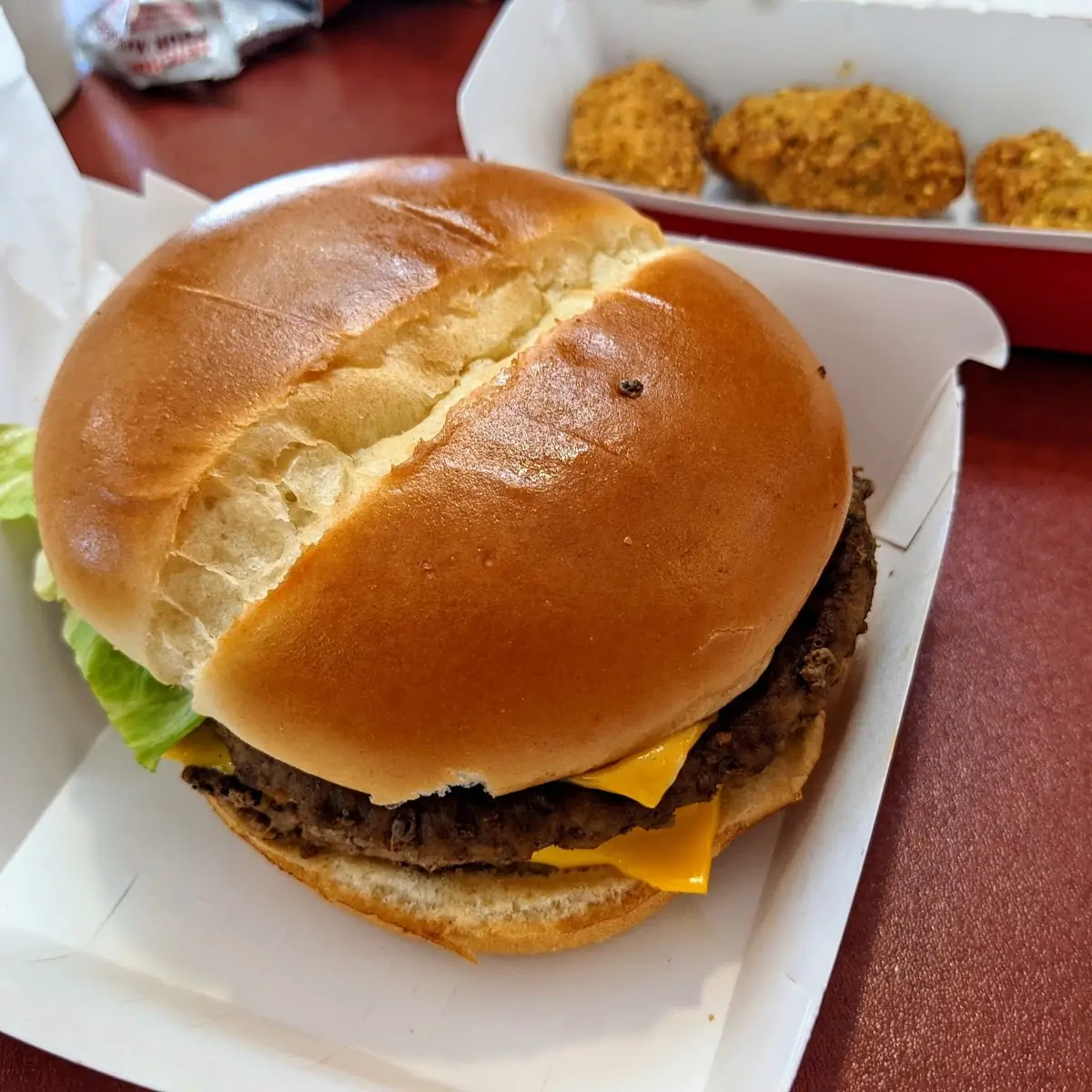 Jumbo Jack Cheeseburger