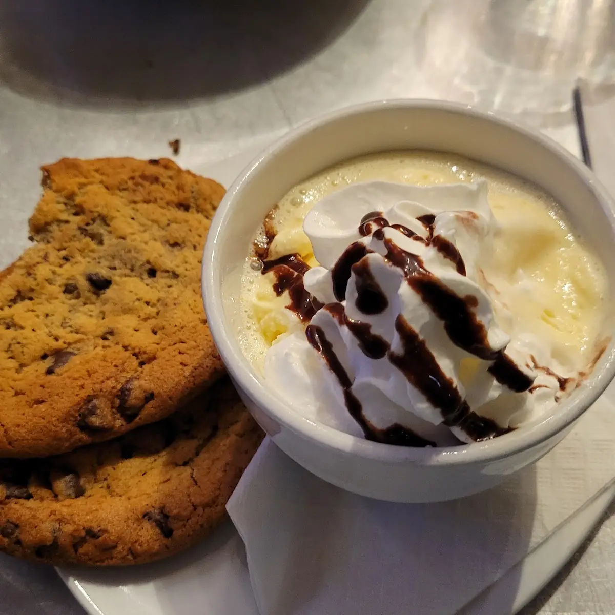 Vanilla Ice Cream and Cookies