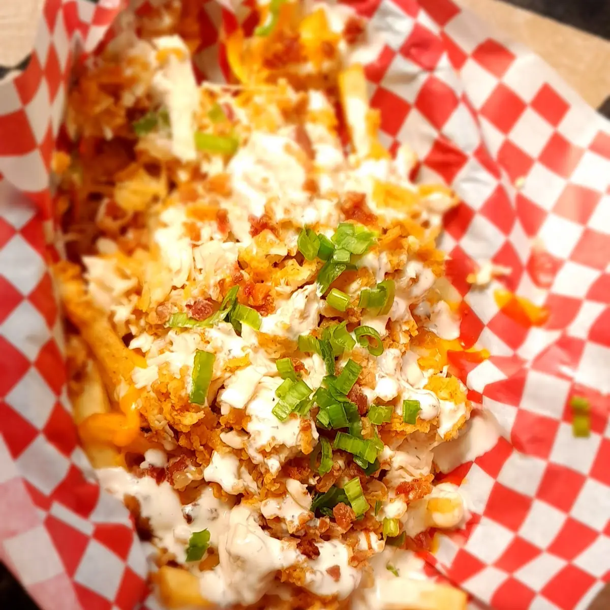 Chicken Bacon Ranch Loaded Fries