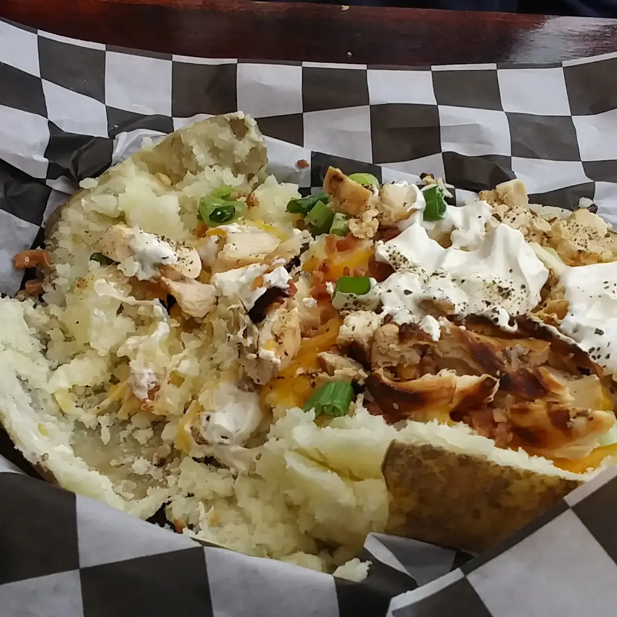 Grilled Chicken Spud