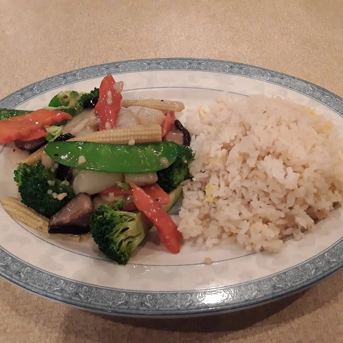 Rainbow Scallops with Garlic Sauce
