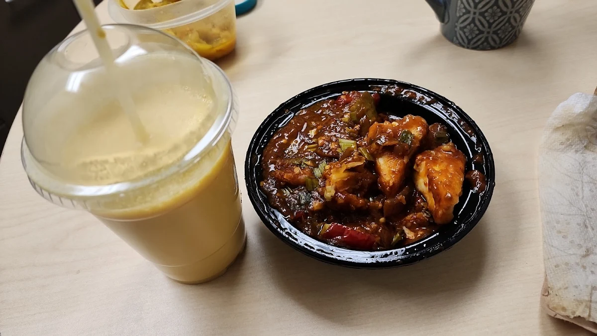Chilli Paneer Mango Lassi, Apna Meats And Grill