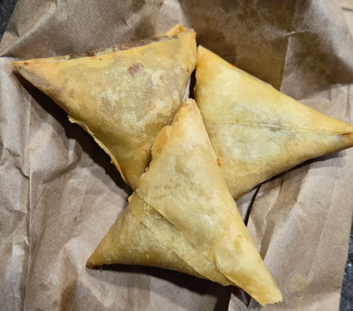 Mini Samosas, Apna Meats And Grill