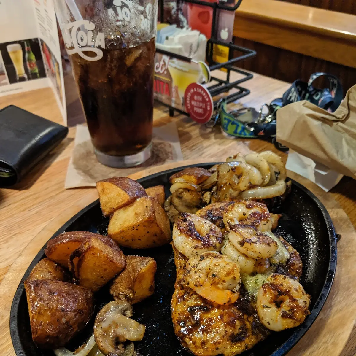 Bourbon Chicken & Shrimp