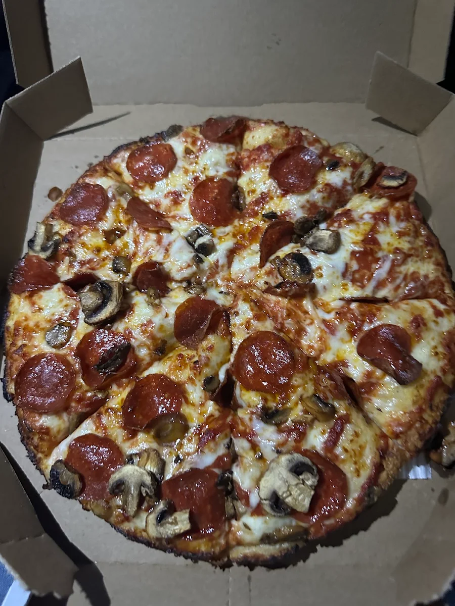 Pepperoni Mushroom Pizza