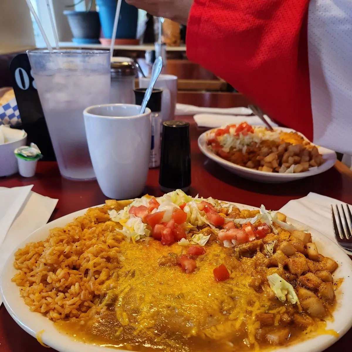 Beef Enchilada Plate