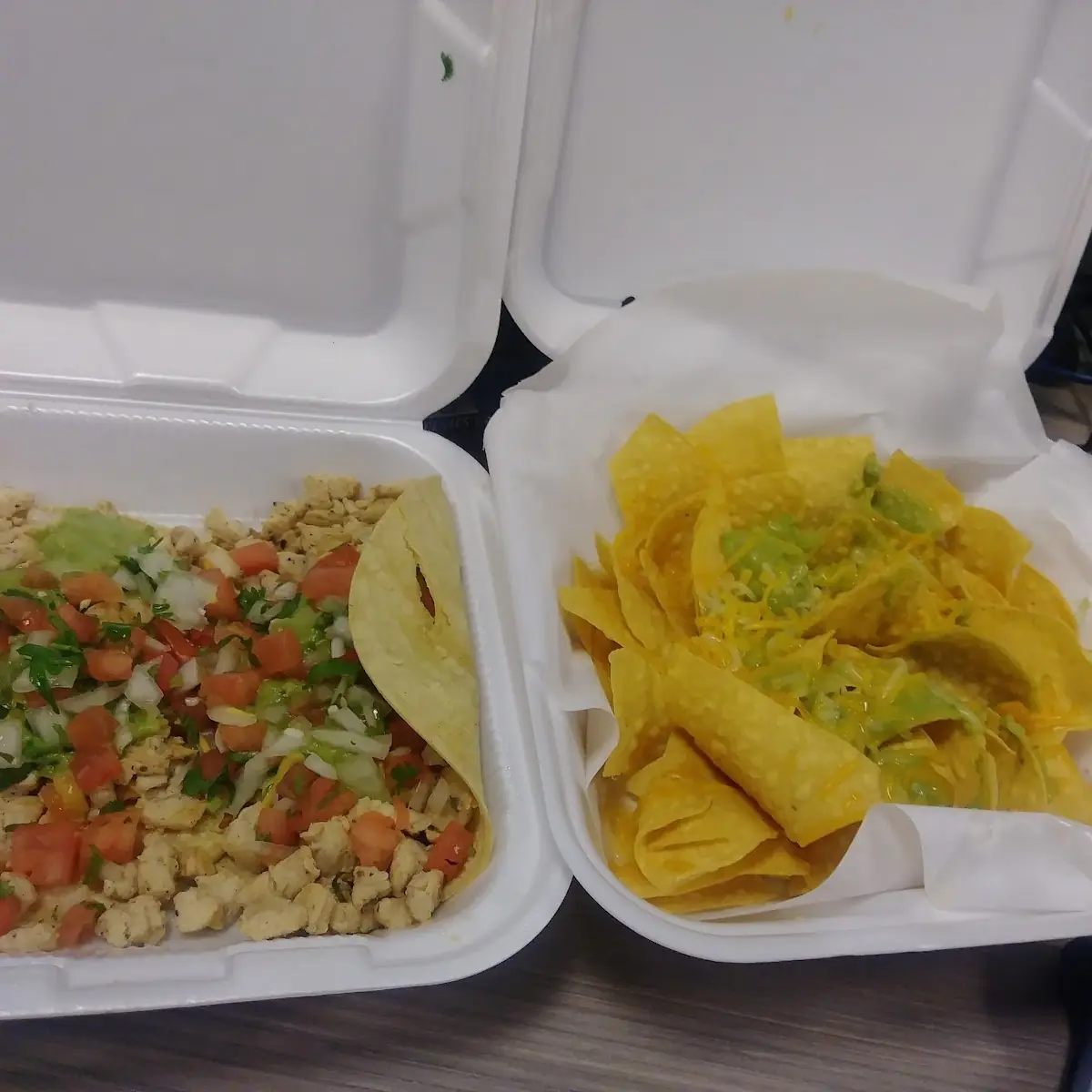 Chicken Tostada