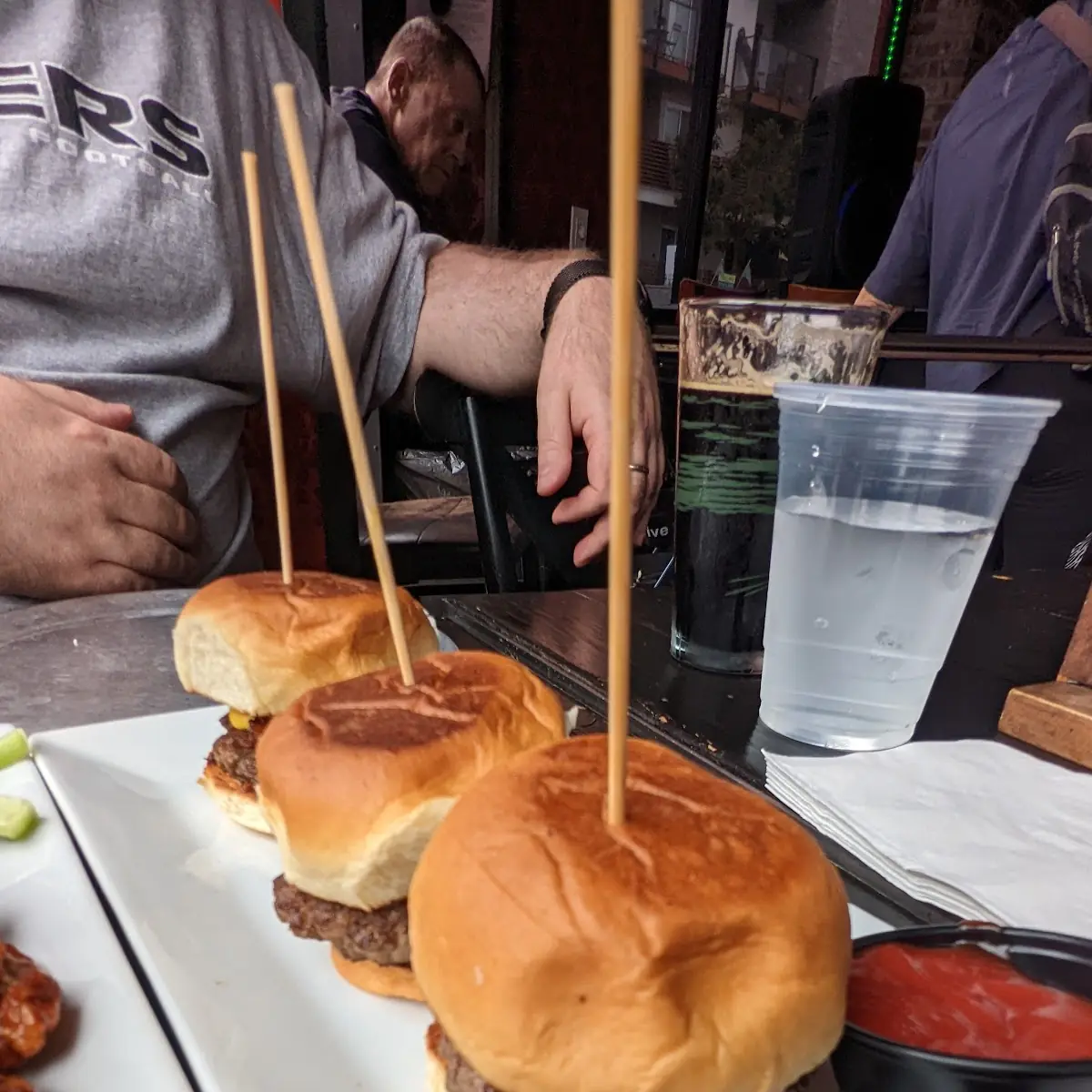 Bourbon Bacon Sliders