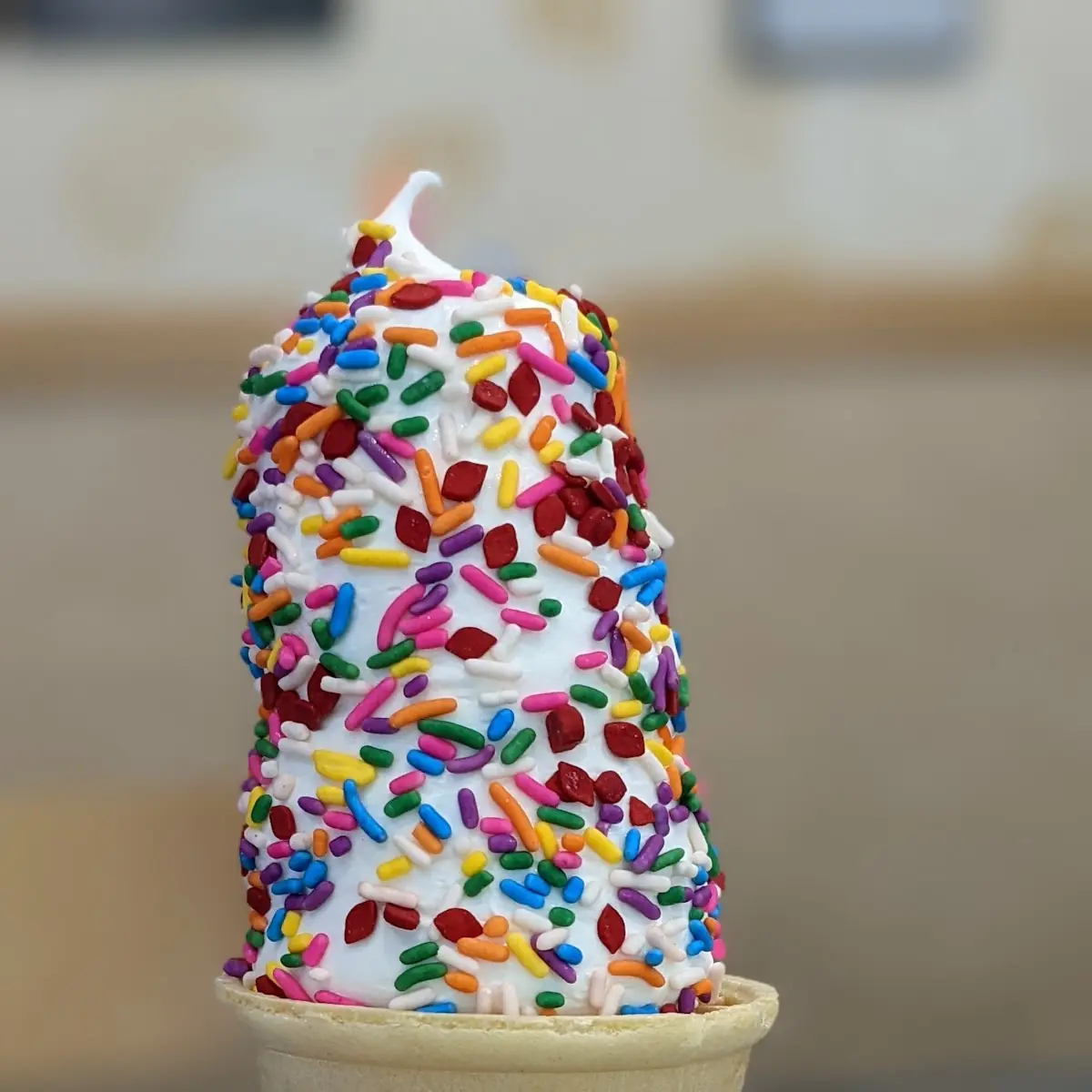 Medium Vanilla Soft Serve with Sprinkles