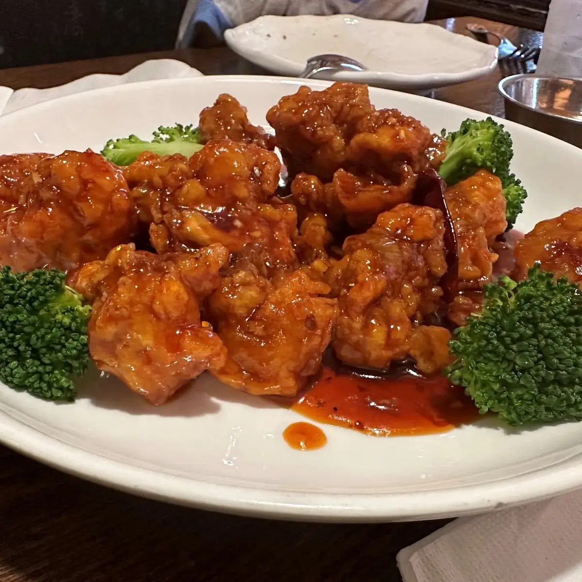 General TSO's Chicken w White Rice
