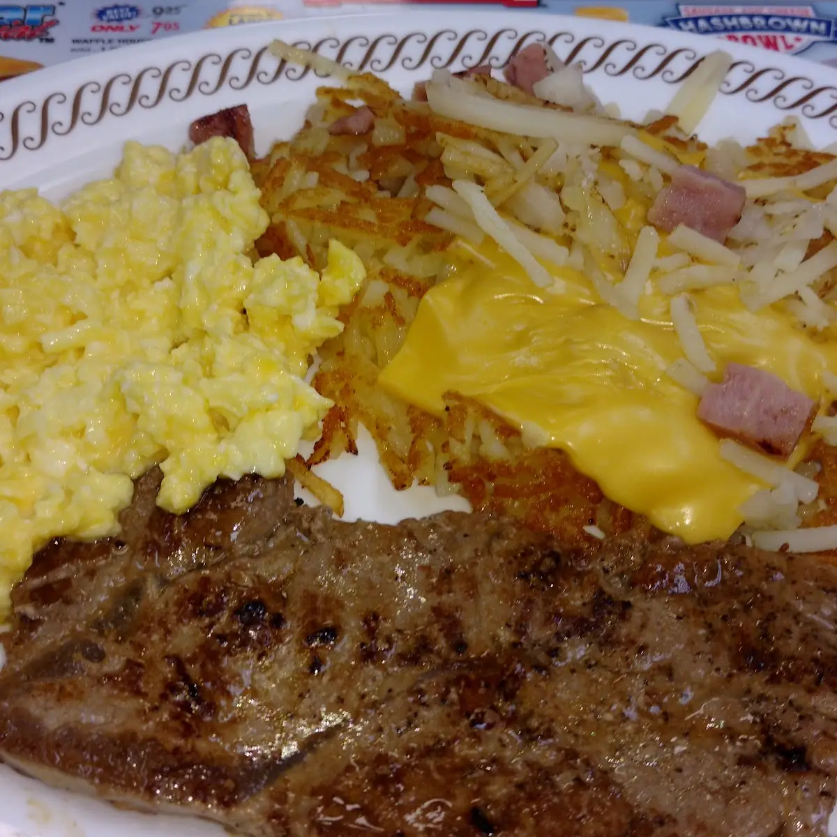 Cheeseeggs & Steak & Eggs