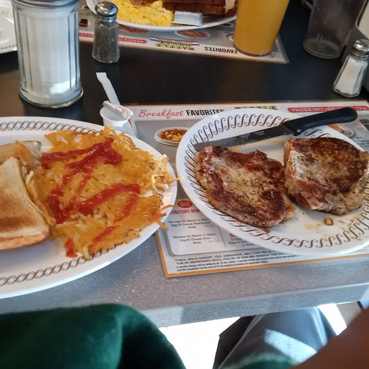 Pork Chops and Eggs
