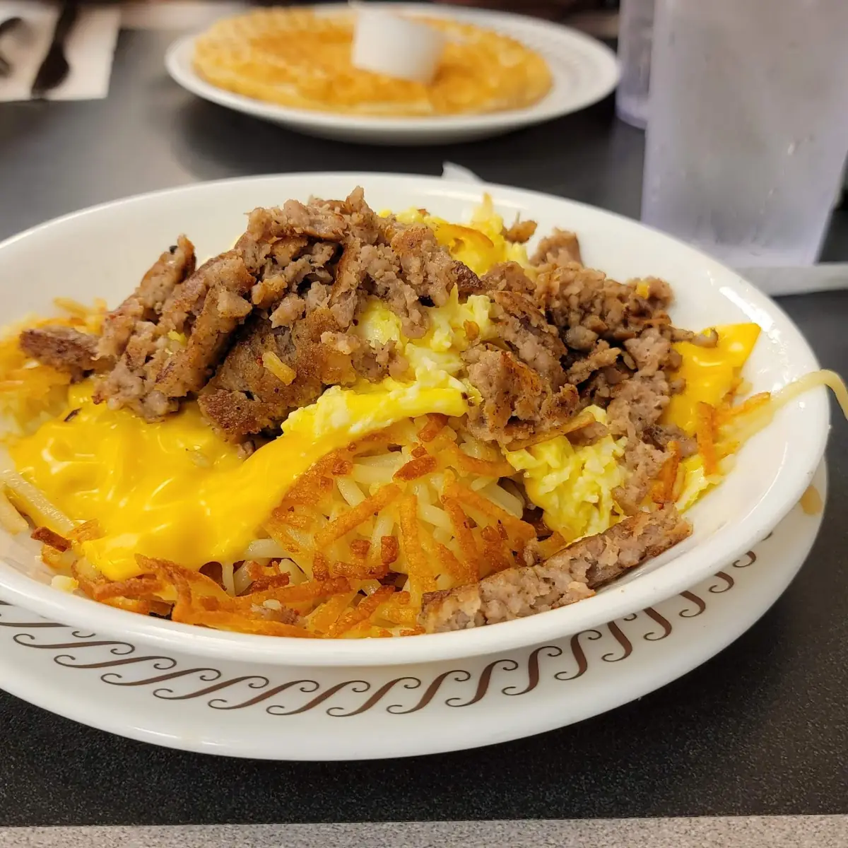 Sausage Hash Brown Bowl