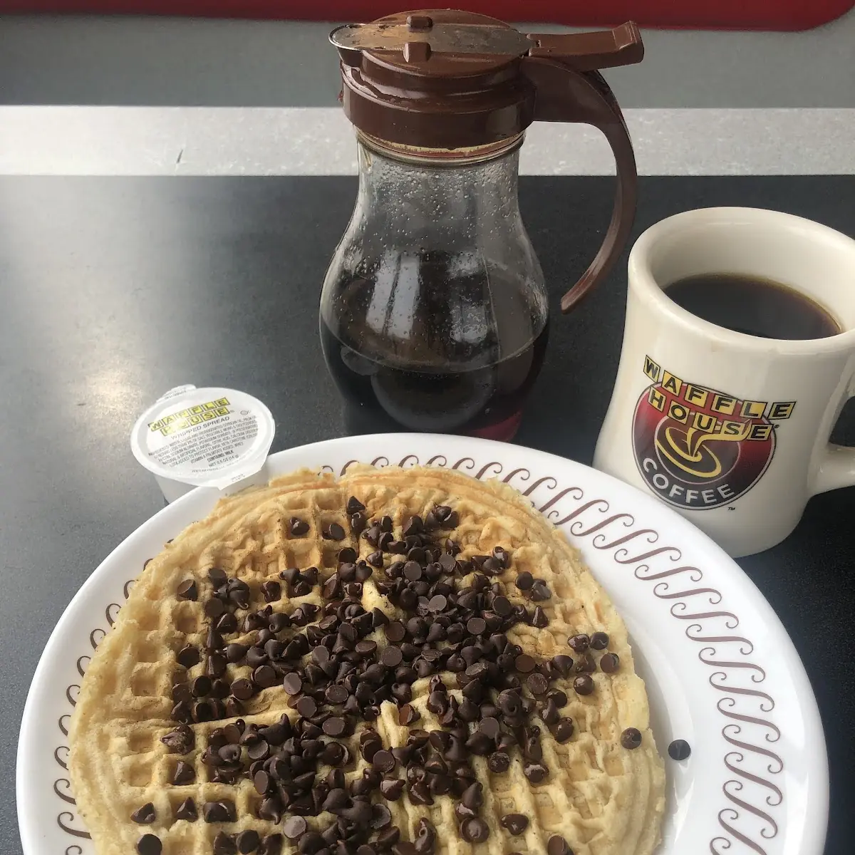 Chocolate Chip Cookie Waffle