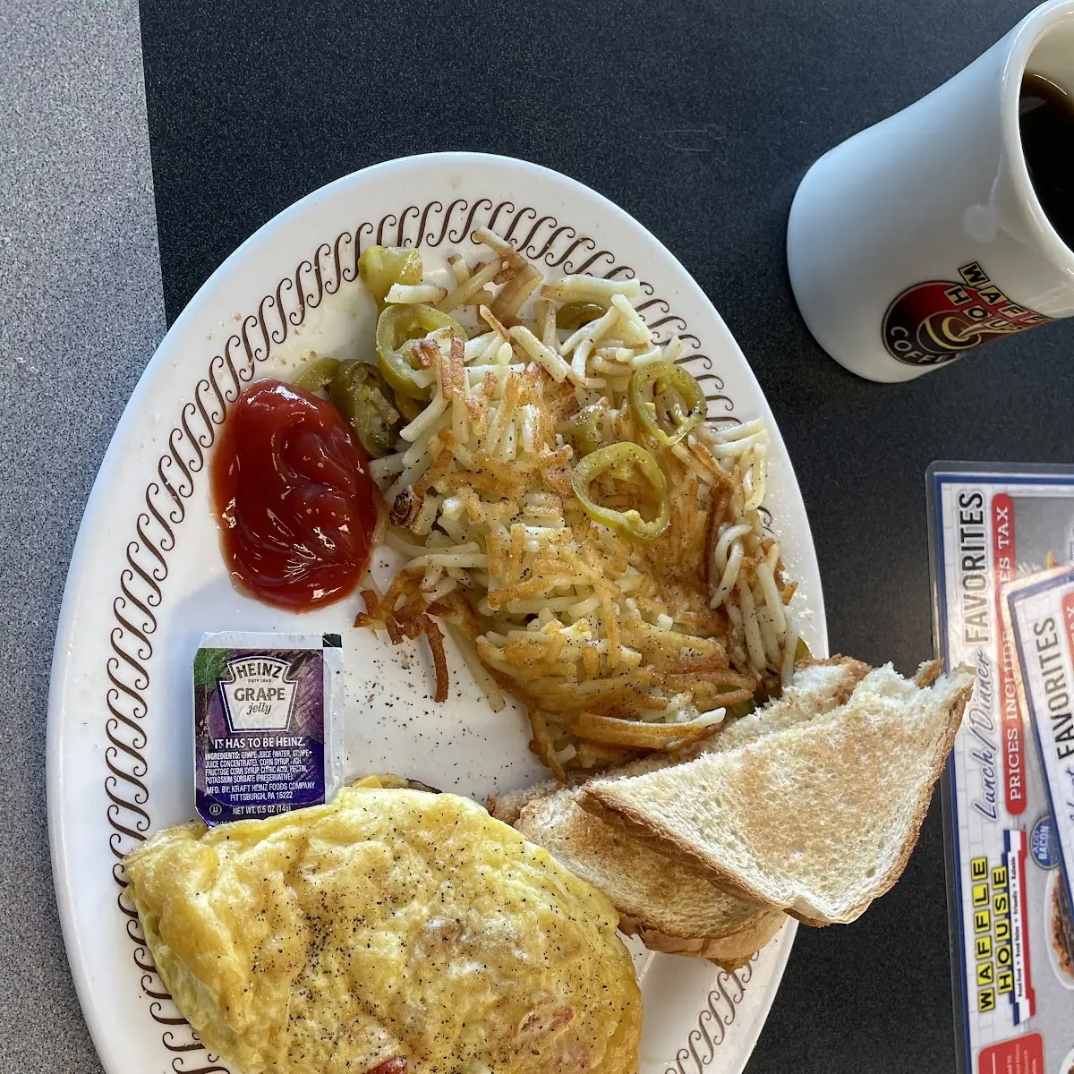 Omelette Hash Browns