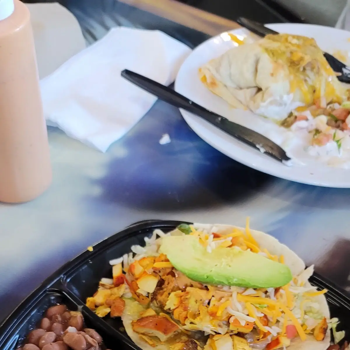 California Chicken Taco Plate