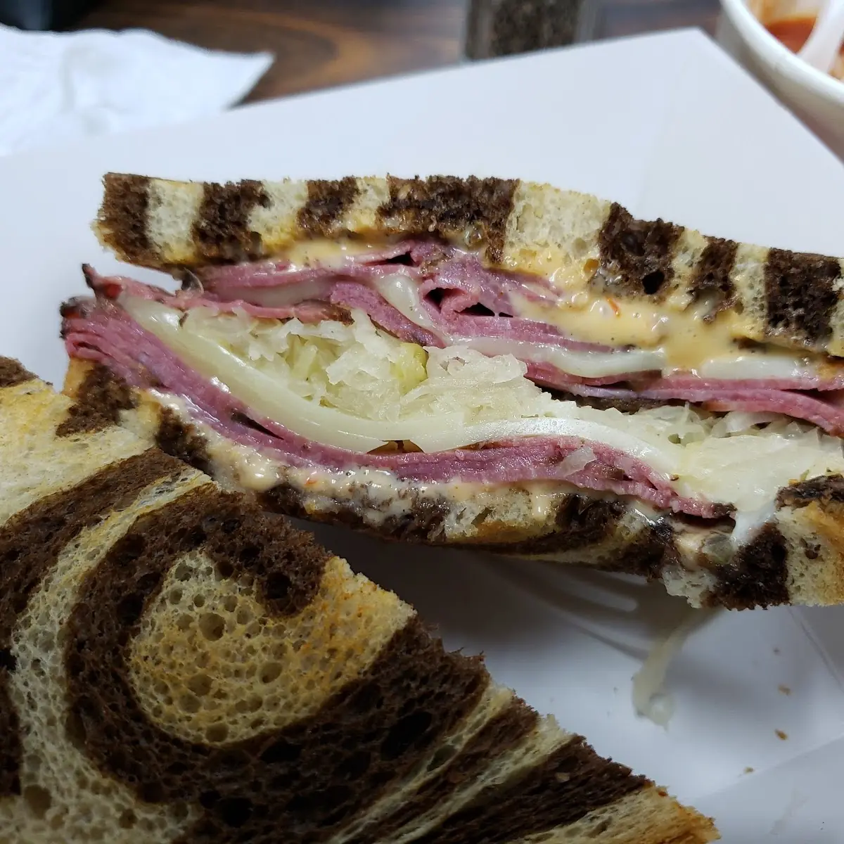 Reuben on Rye Bread