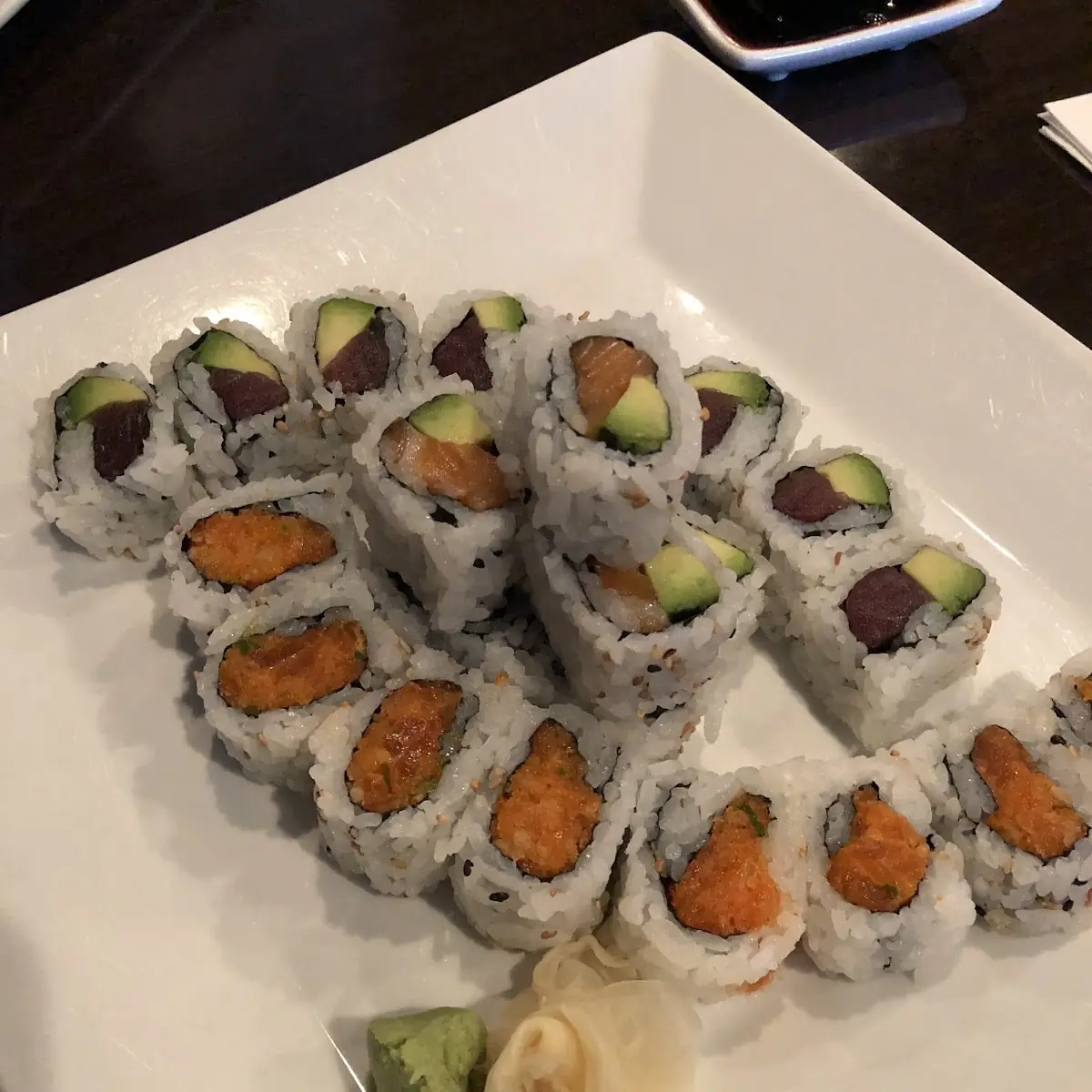 California Roll and Avocado Roll