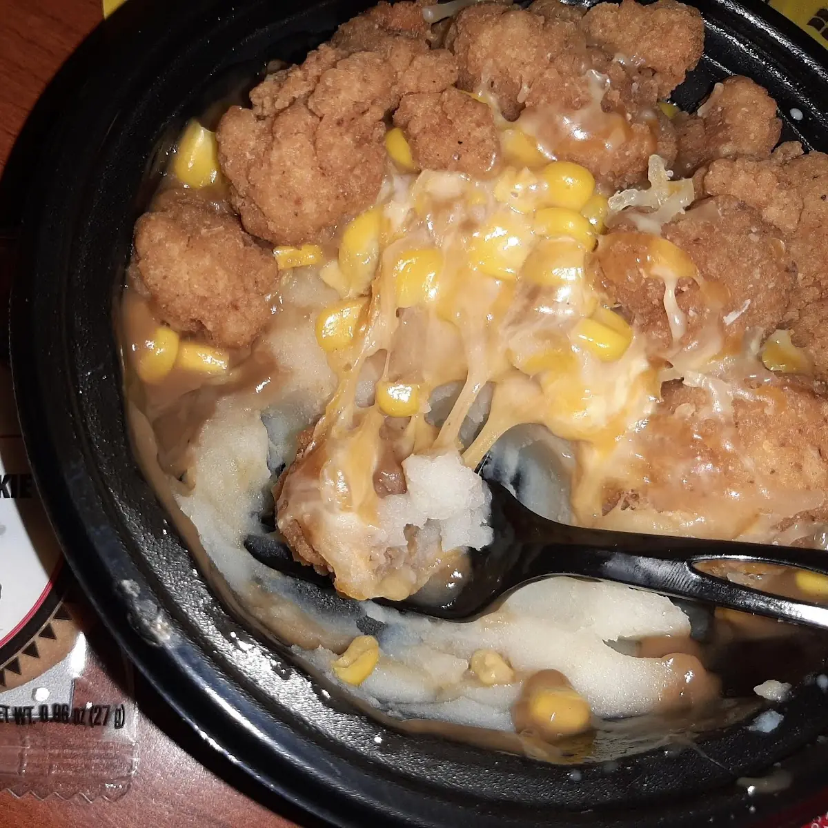 Mashed Potato Bowl and Chocolate Chip Cookie