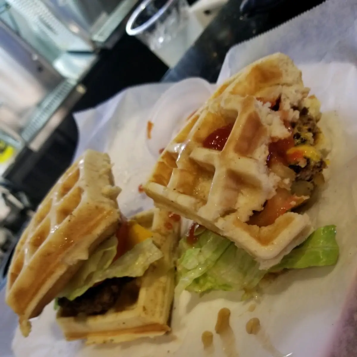 Waffle Brunch Burger