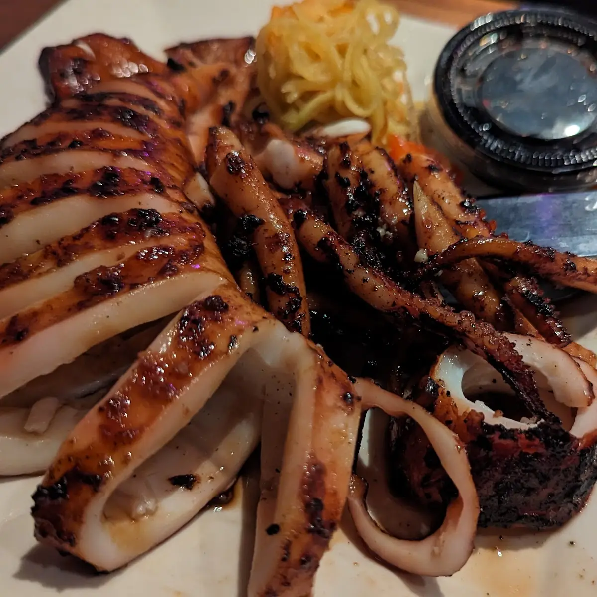 Inihaw Na Pusit Grilled Squid