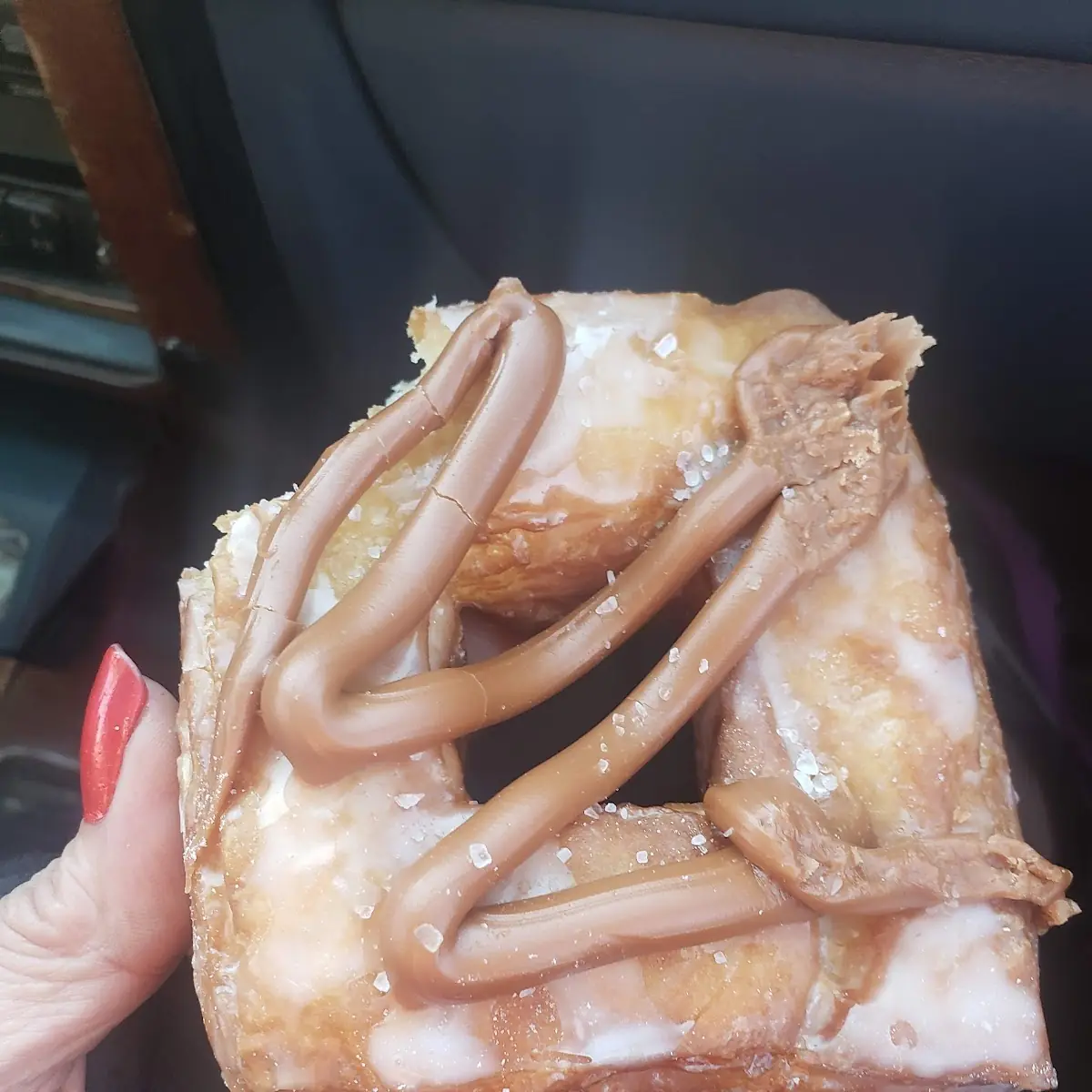 Croissant Donut Salted Caramel