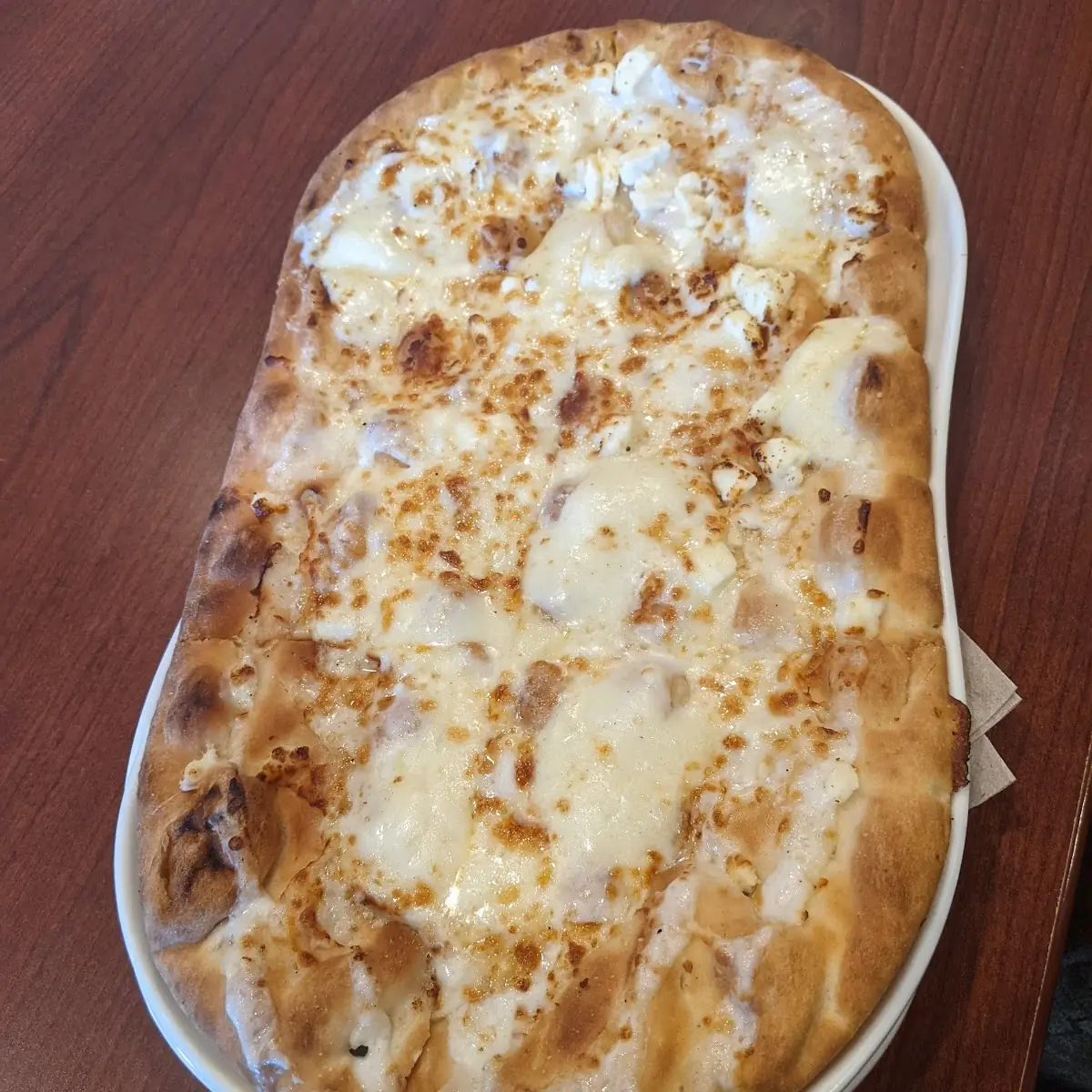 Cheese Flatbread Pizza