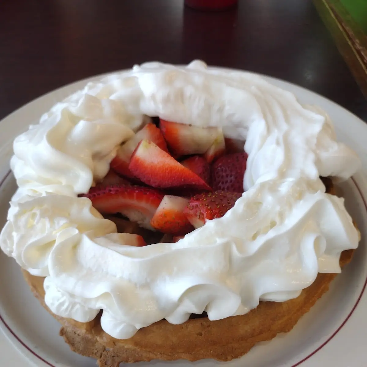 Strawberry Belgian Waffle