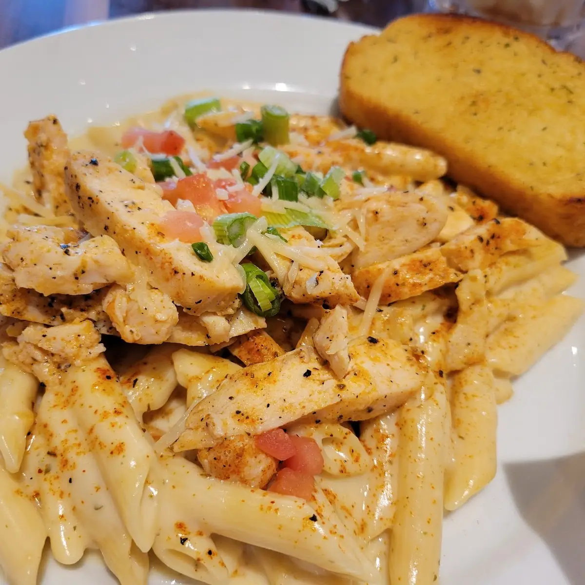 Cayenne Chicken Alfredo Pasta