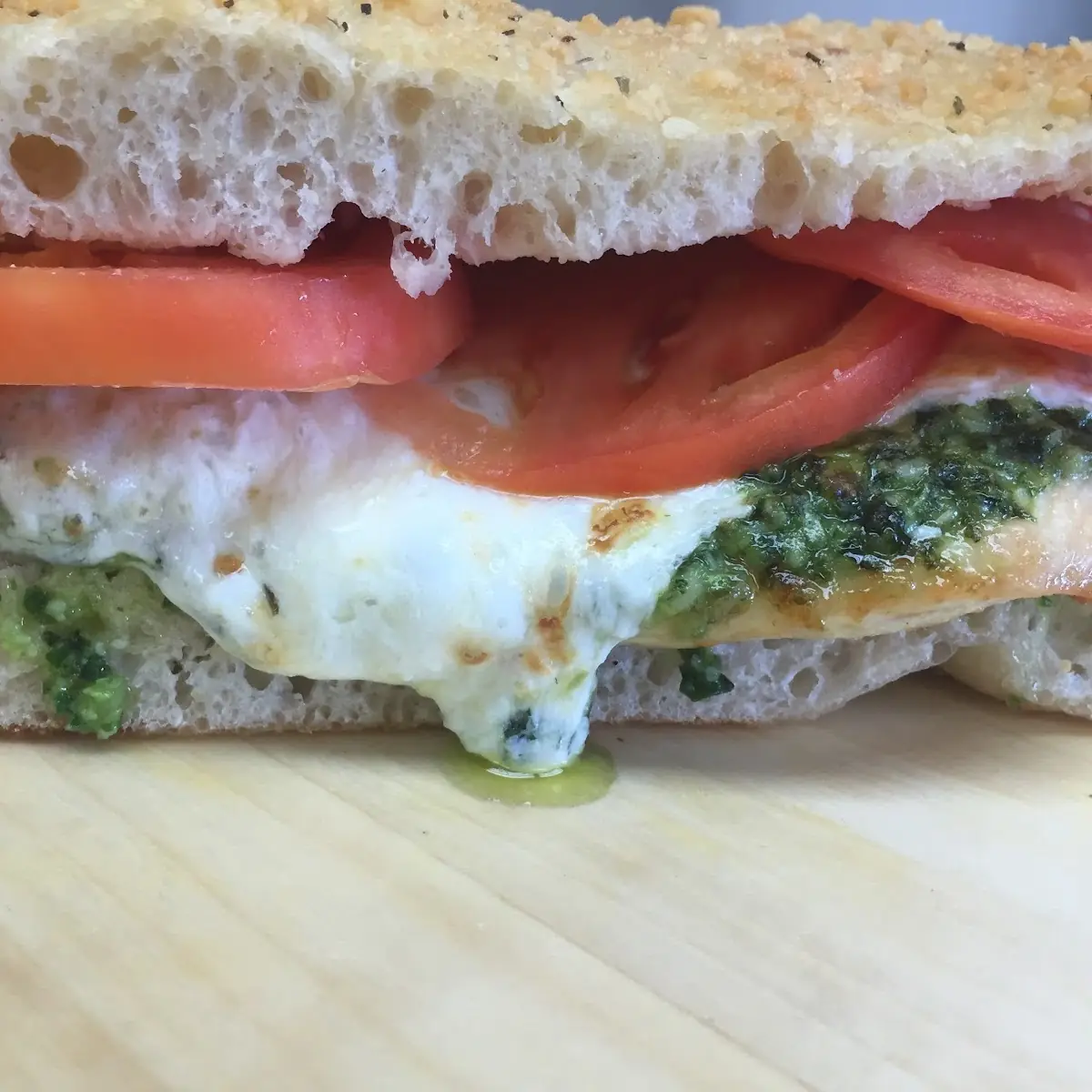 Fresh Mozzarella Tomato & Basil Sandwich