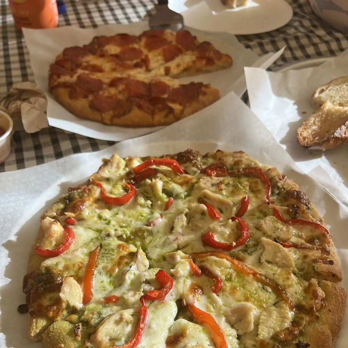 Pesto Chicken Pizza