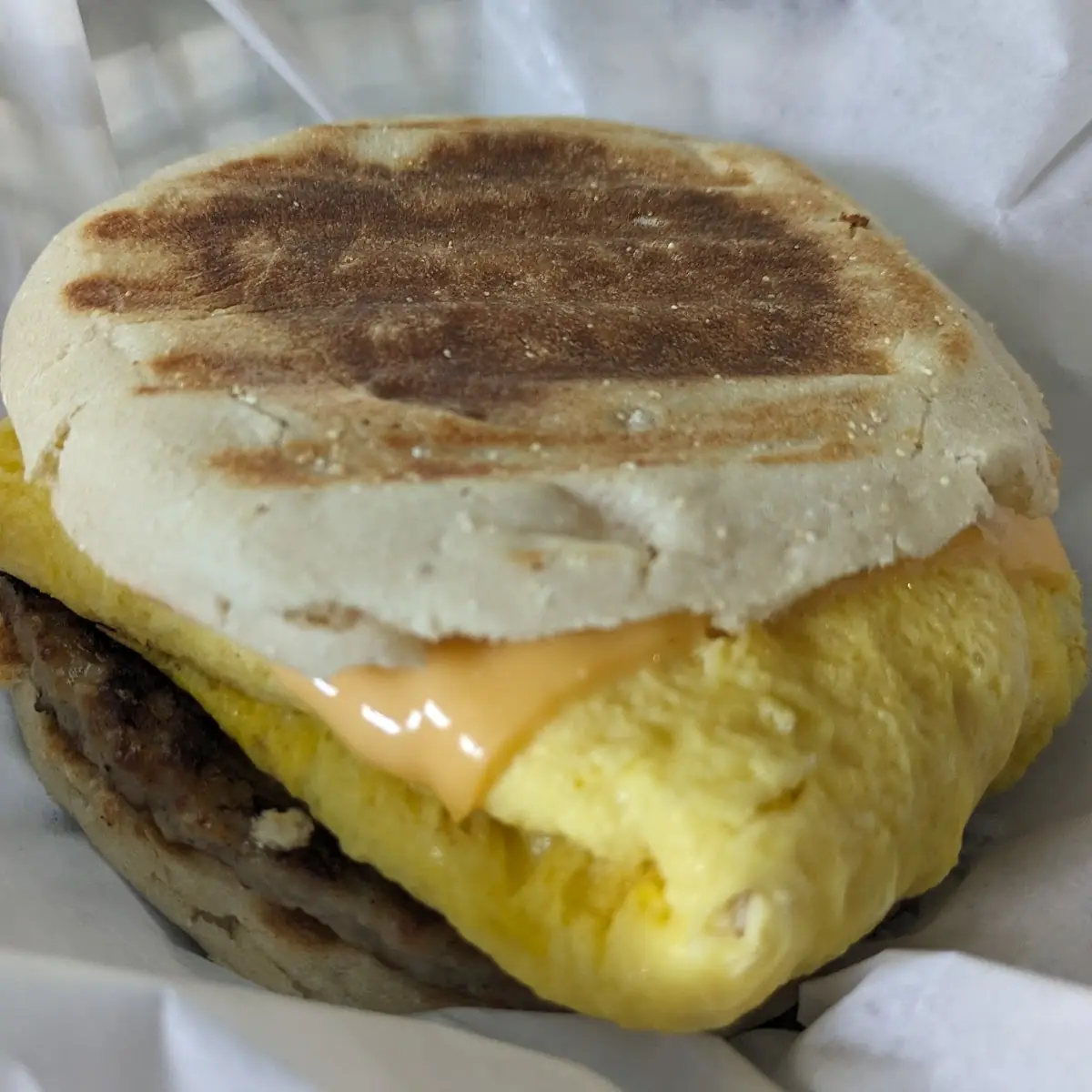 Breakfast Sandwich on English Muffin