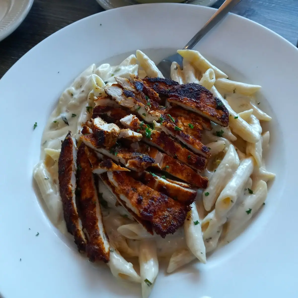 Blackened Chicken Alfredo