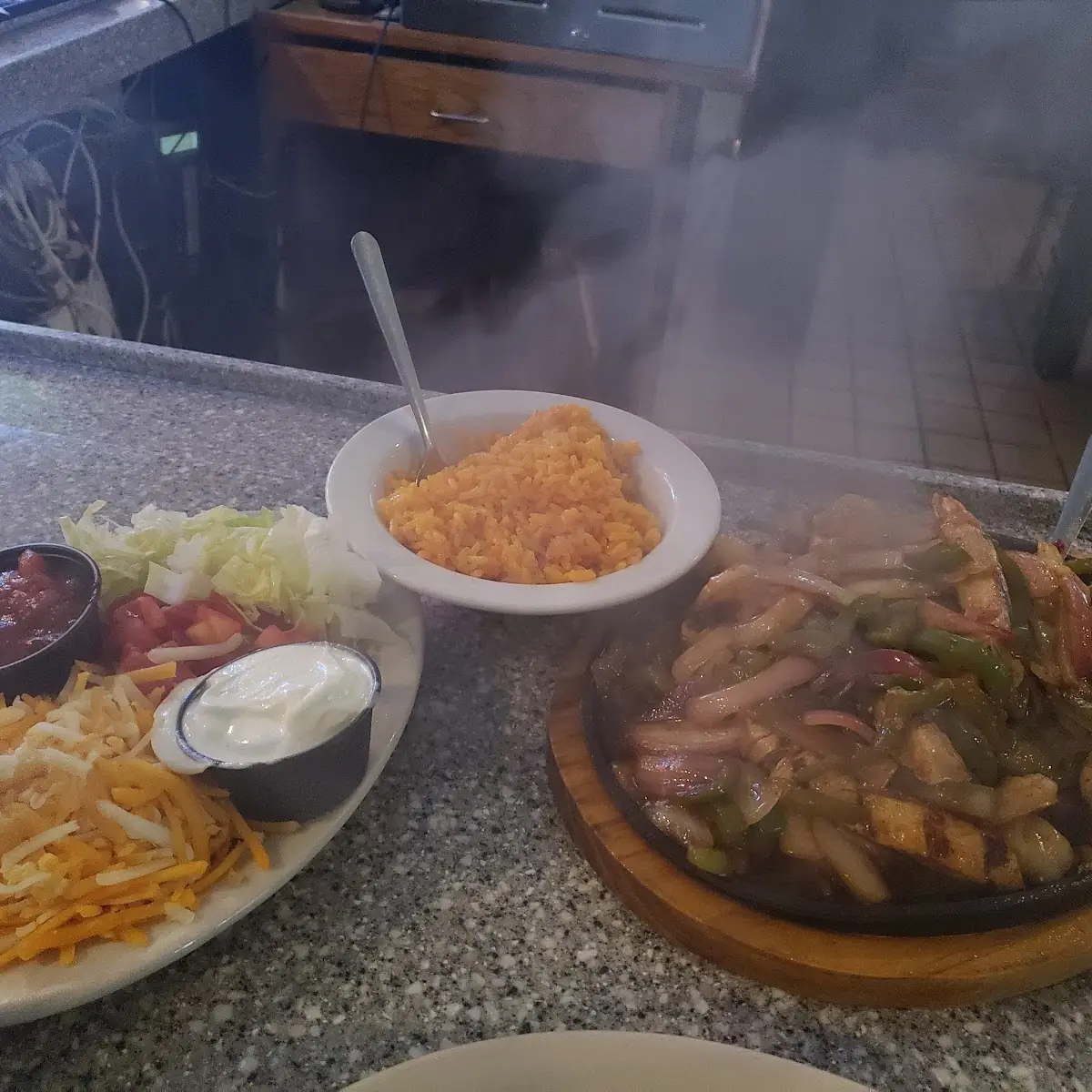 Chicken and Shrimp Fajitas