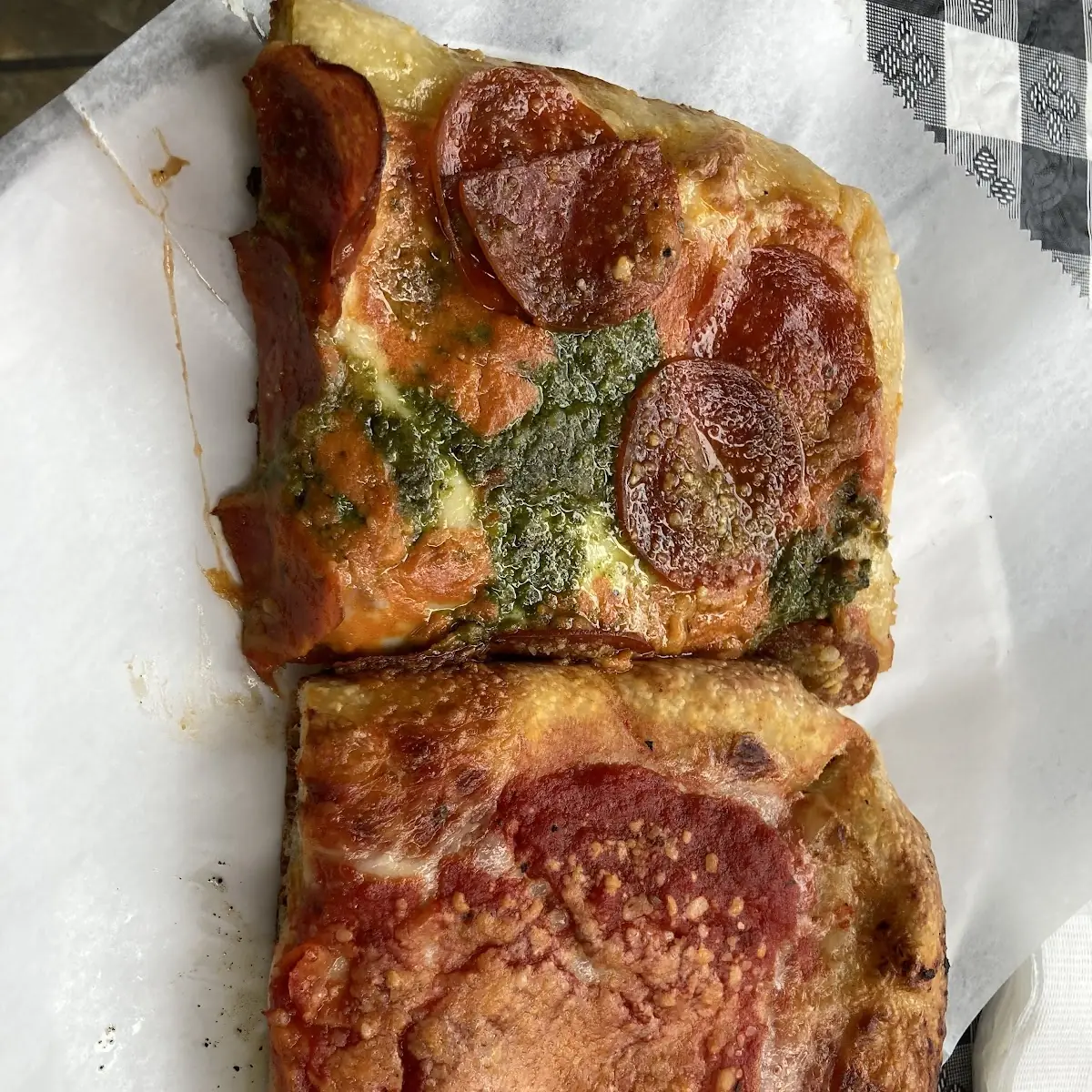 Brooklyn Style Upside Down Slice