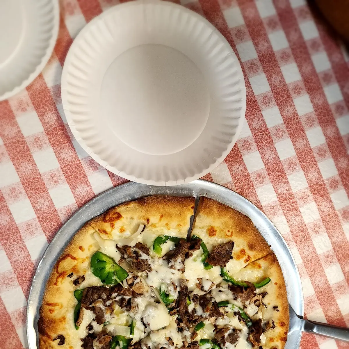 Philly Cheesesteak Pizza