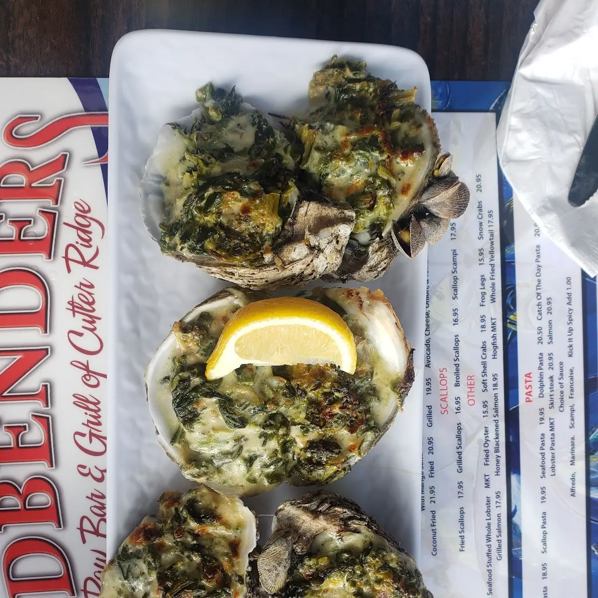 Oysters Rockefeller