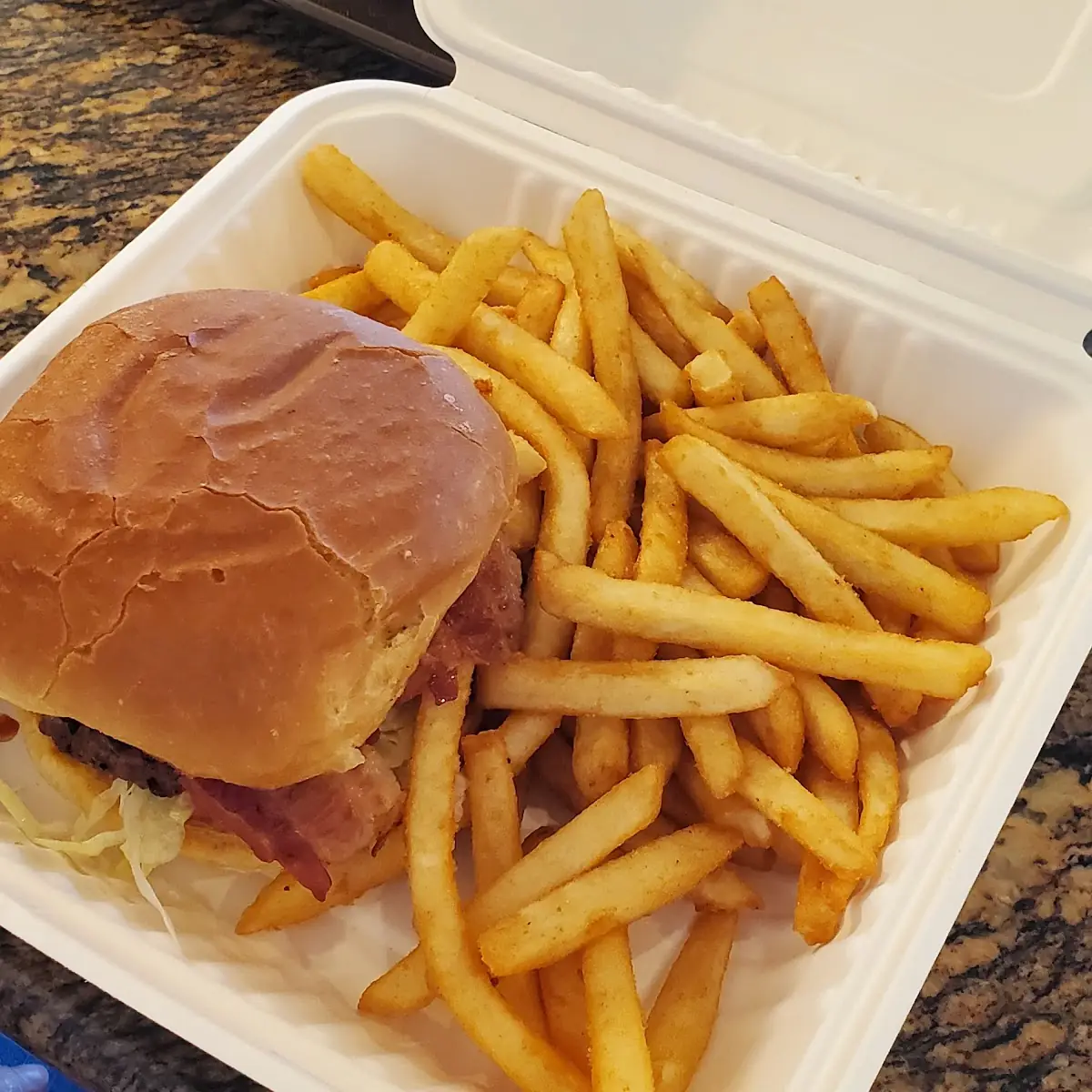 Burger and Fries
