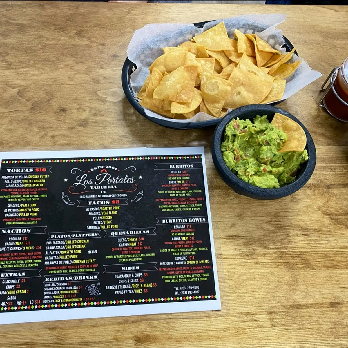 Tortilla Chips and Guacamole