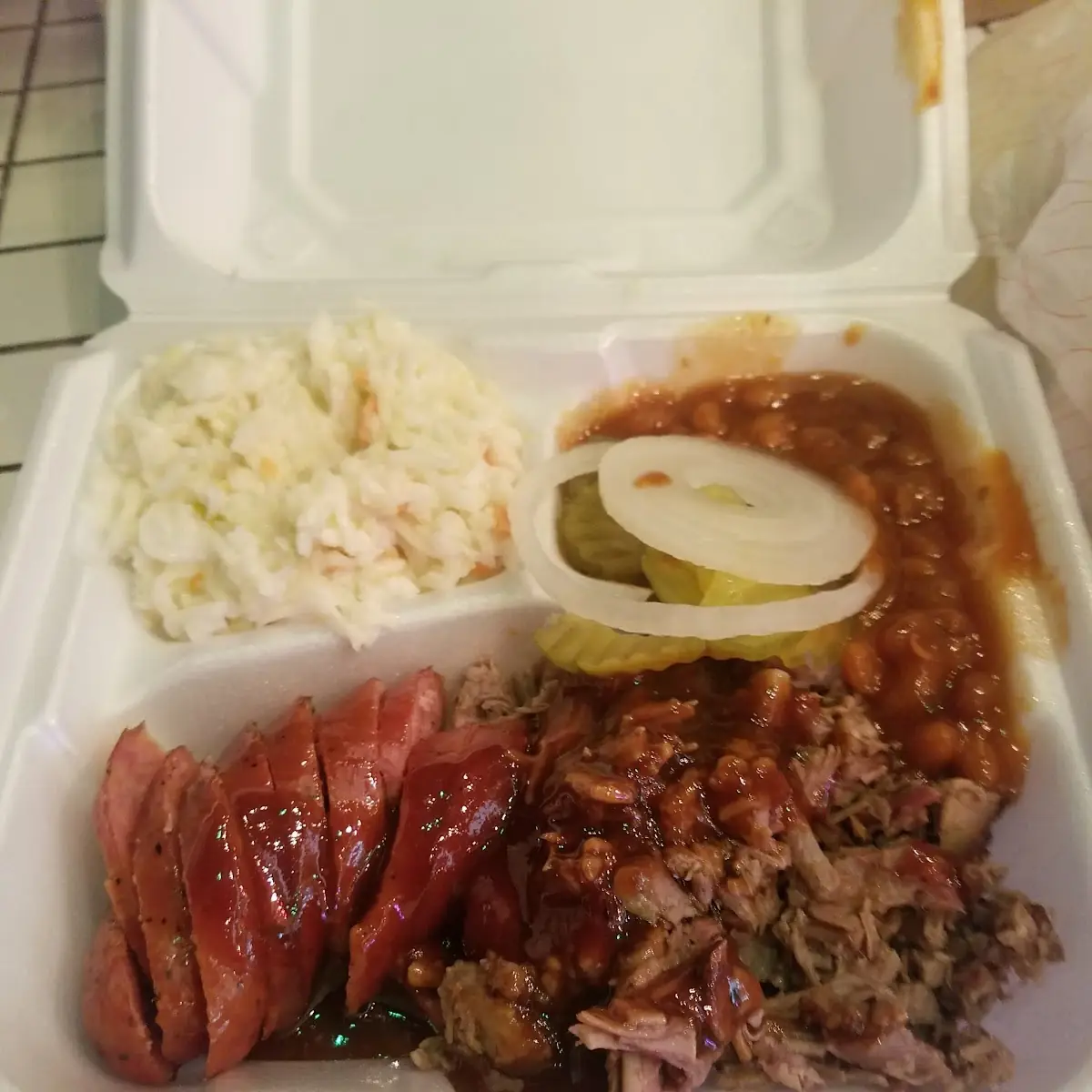 Sausage and Pulled Pork